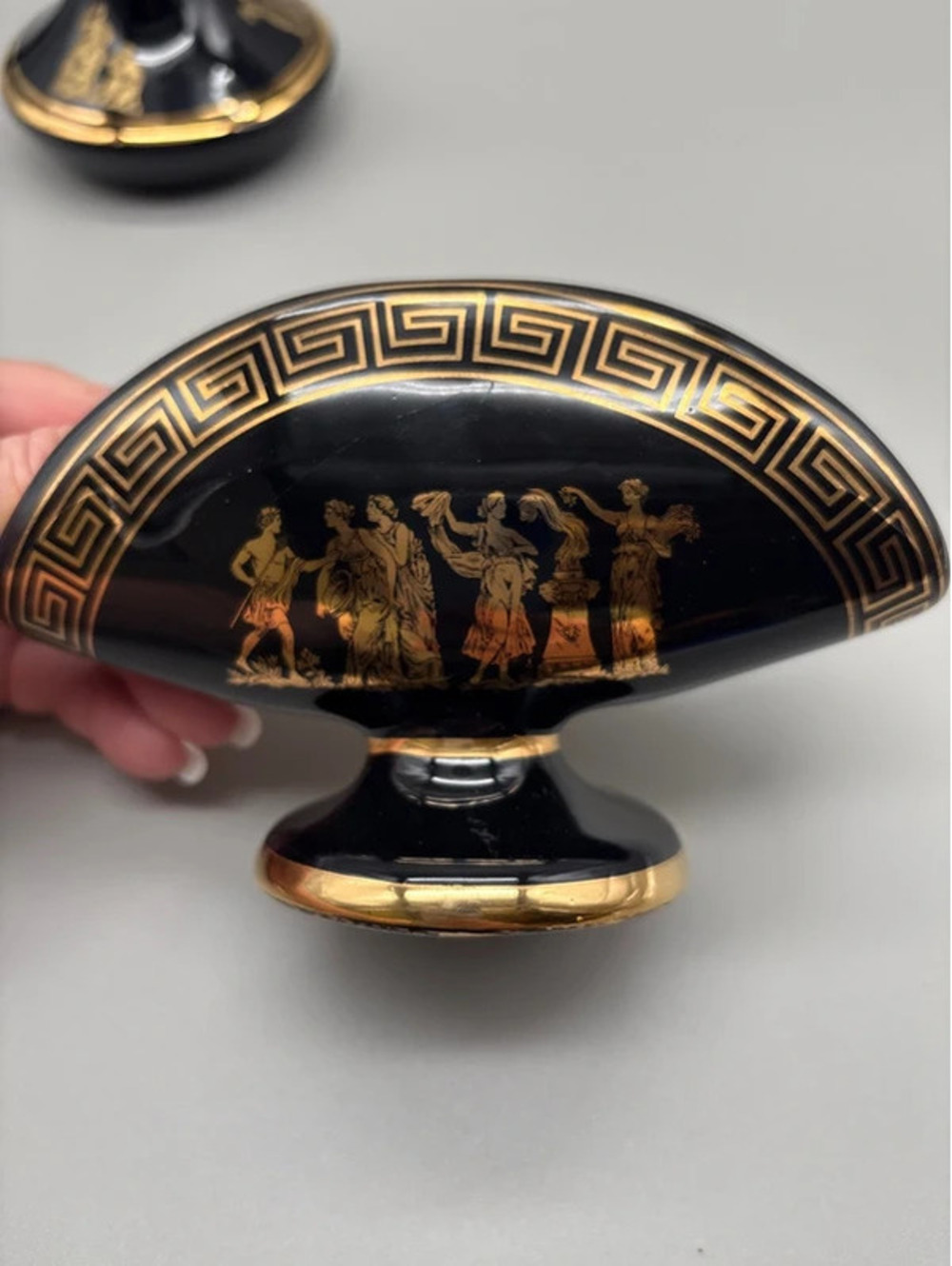 2 pc set-Greek Handmade Pottery - Picture 2 of 8